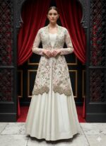 Ivory Ethereal Pearl Jacket Set