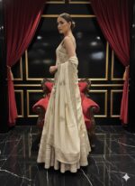 Regal Ivory Kurta Skirt Set