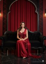 Red Empress Saree Ensemble