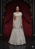 Whispering Silver Moonlight Lehenga