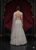 Whispering Silver Moonlight Lehenga