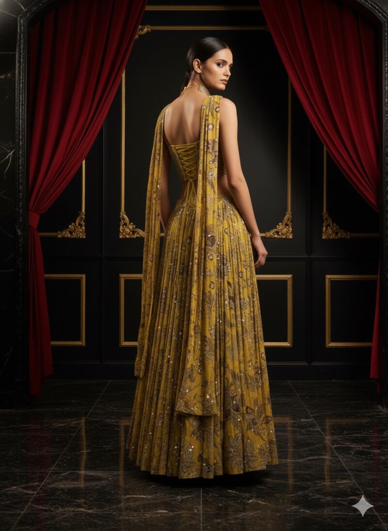 Amber Floral Bloom Lehenga