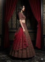 Ruby Radiance Eternal Bridal Lehenga