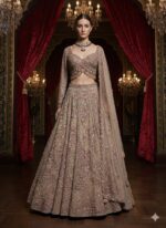 Antique Rose Designer Lehenga