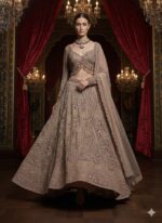 Antique Rose Designer Lehenga