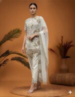 Ivory Bloom Embroidered Suit