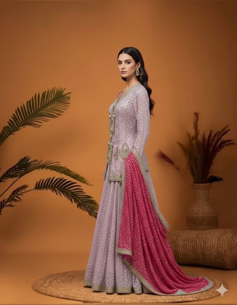 Lilac Royale Kurta Ensemble