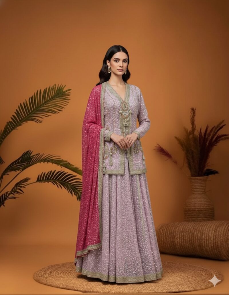 Lilac Royale Kurta Ensemble