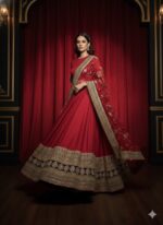 Royal Scarlet Heritage Lehenga