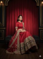 Royal Scarlet Heritage Lehenga