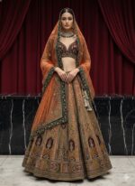 Rust Royalty Bridal Lehenga