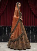 Rust Royalty Bridal Lehenga