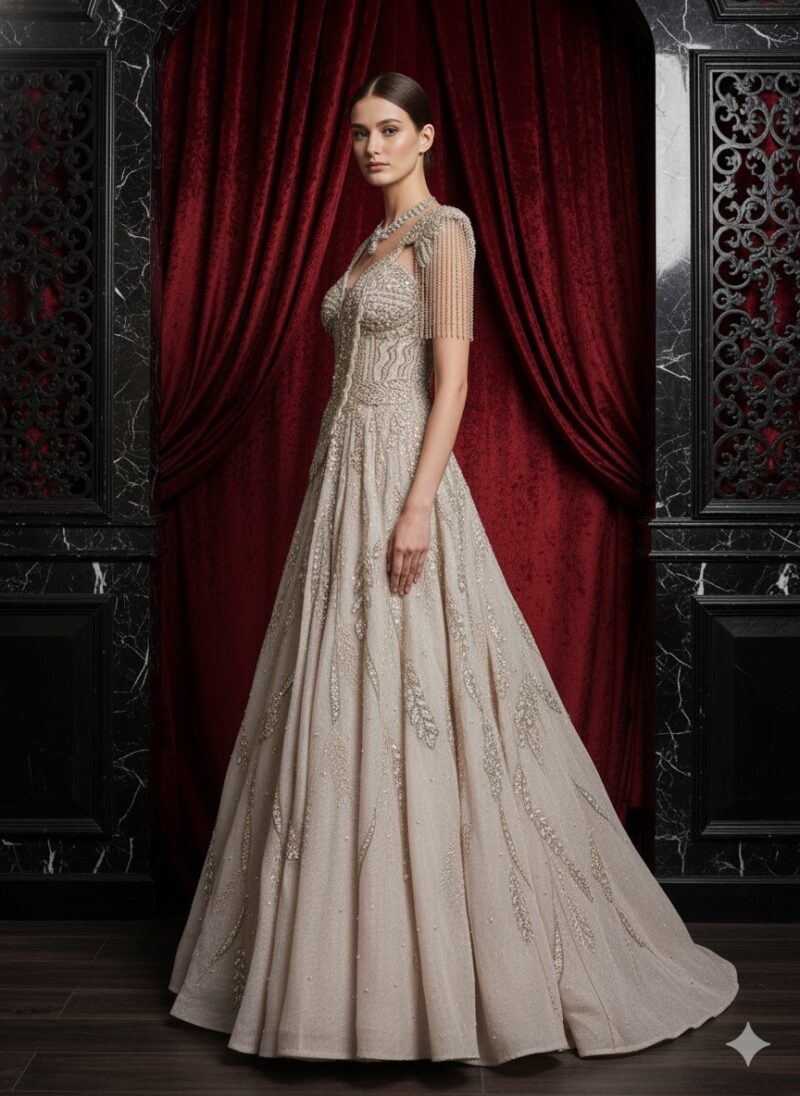Starlit Radiance Evening Gown