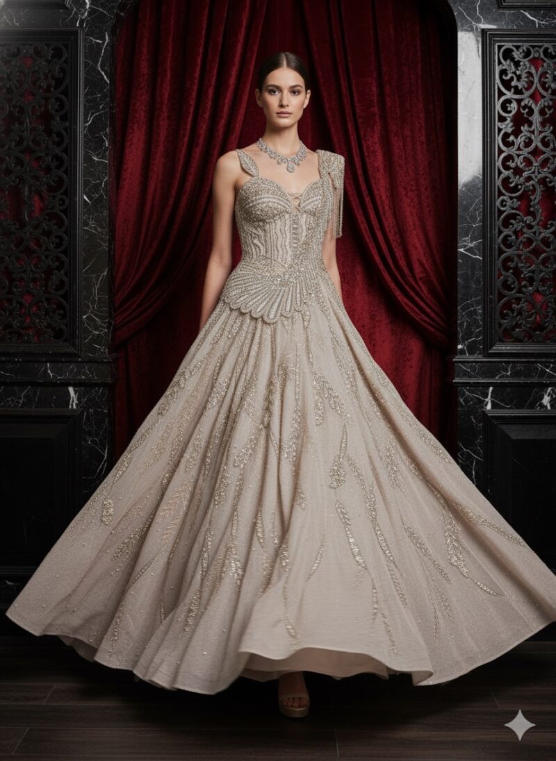 Starlit Radiance Evening Gown