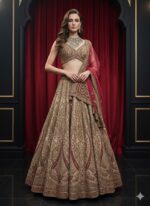 Opulent Gold Bridal Lehenga