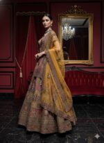 Mustard Rouge Golden Heritage Lehenga