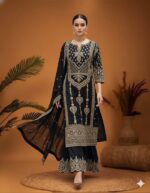 Black Majesty Embroidered Suit