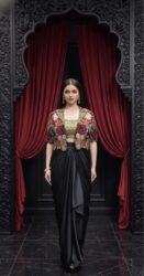 Midnight Garden Fusion Drape