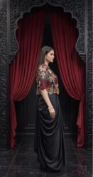 Midnight Garden Fusion Drape