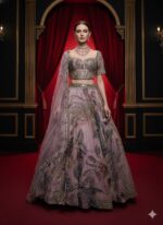 Mauve Blush Twilight Couture Lehenga