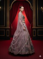 Mauve Blush Twilight Couture Lehenga