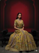 Vintage Green Regal Lehenga