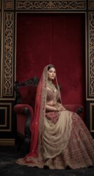 Scarlet Grandeur Bridal Attire