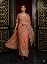 Saffron Royal Heritage Saree