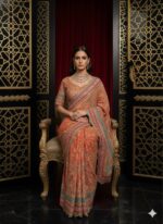 Saffron Royal Heritage Saree