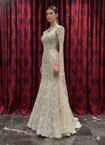 Ivory Diamond Mirage Sculpted Gown