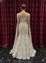 Ivory Diamond Mirage Sculpted Gown