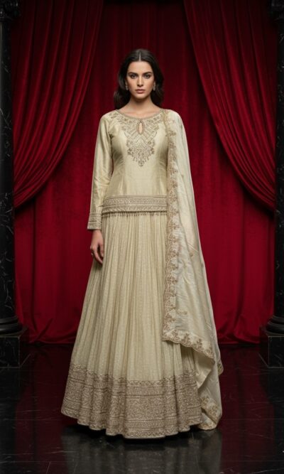 Champagne Elegance Skirt Set