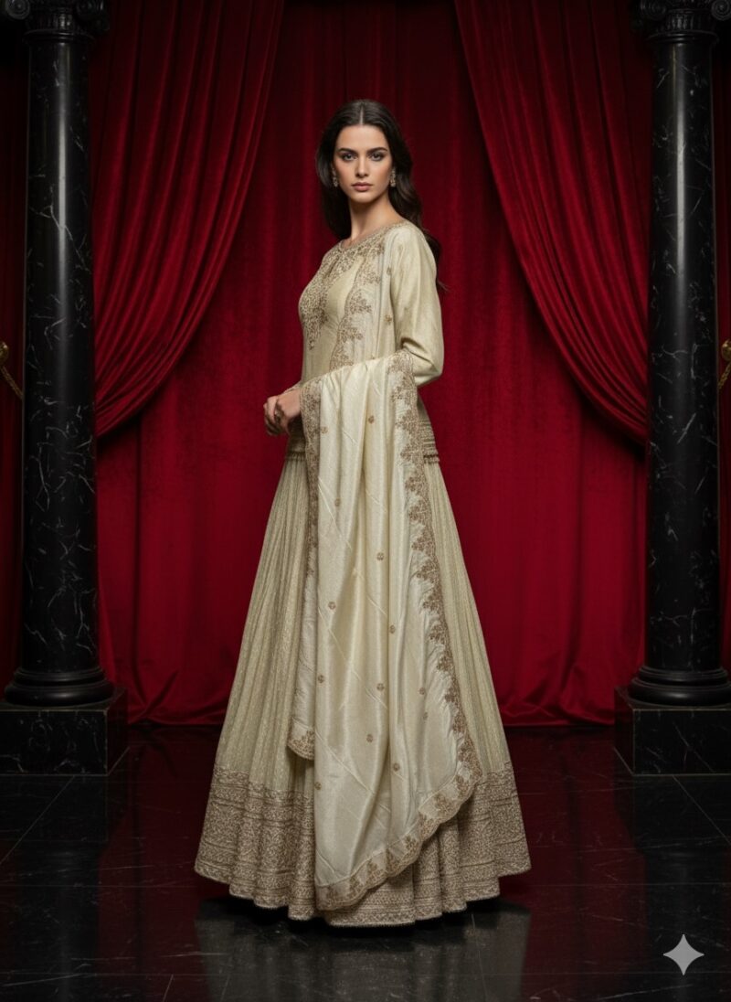 Champagne Elegance Skirt Set