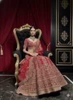 Red Royal Heavy Bridal Lehenga