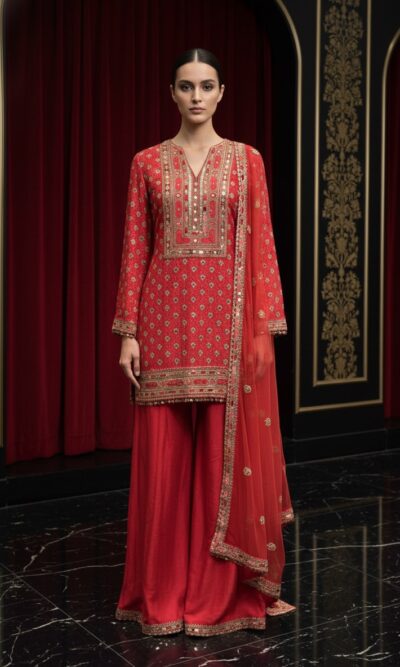 Crimson Heritage Handwork Suit