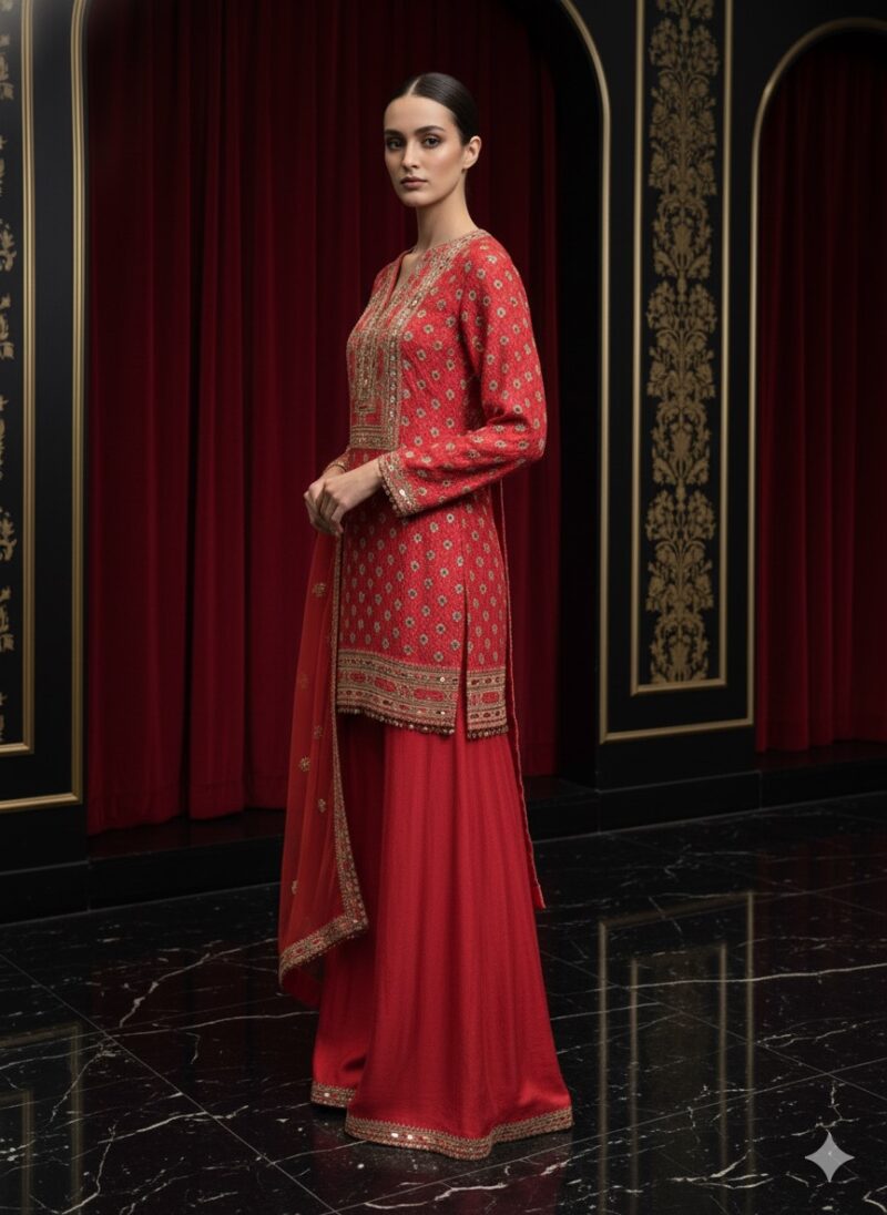 Crimson Heritage Handwork Suit