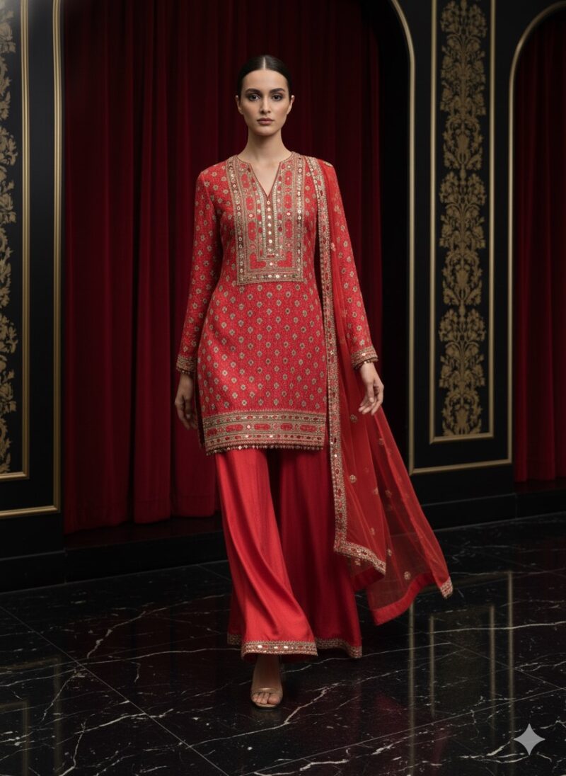 Crimson Heritage Handwork Suit