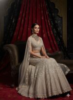 Royal Champagne Wedding Lehenga