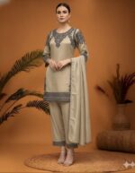 Elegant Beige Aura Suit