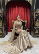 Golden Sculpted Rose Couture