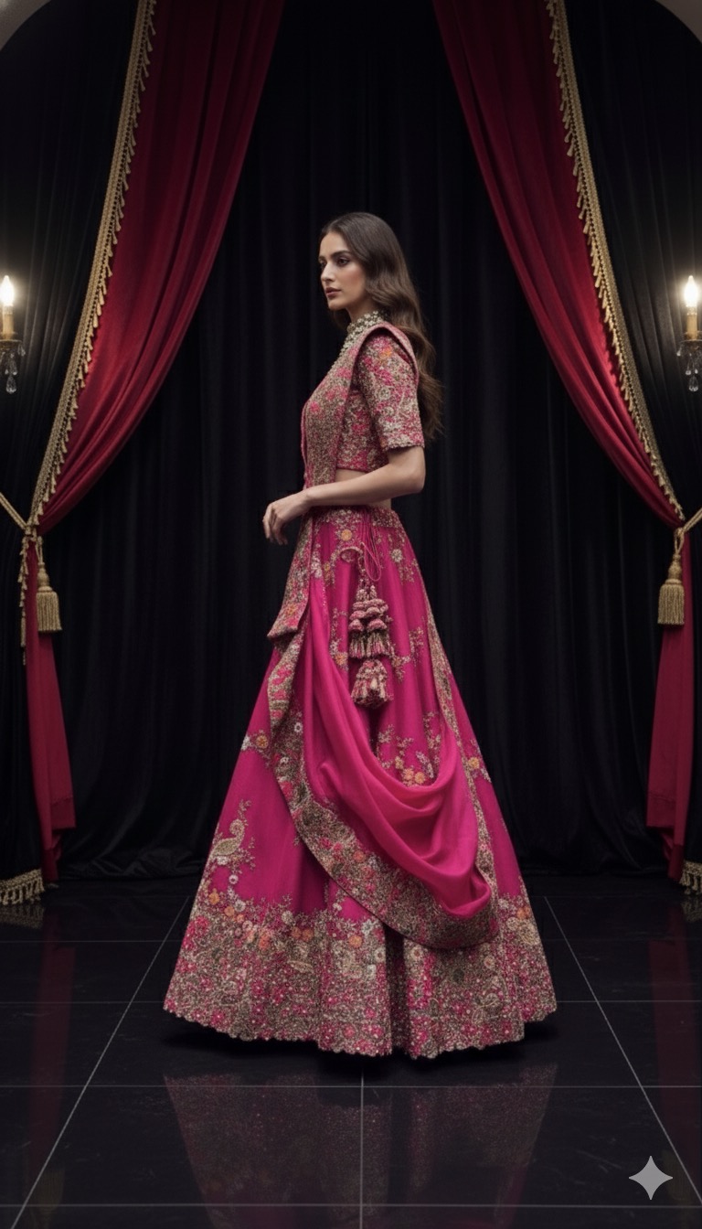 Rani Pink Regal Lehenga