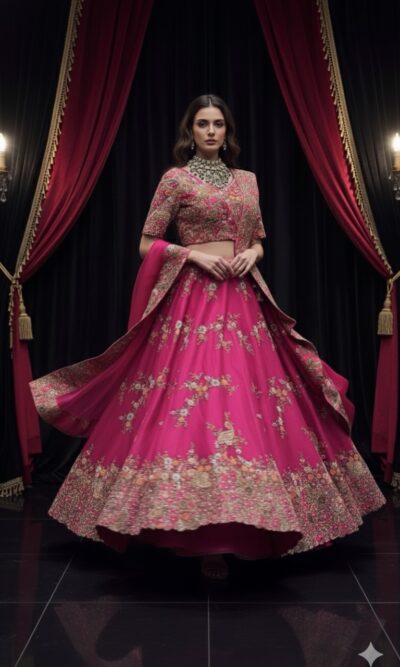 Rani Pink Regal Lehenga
