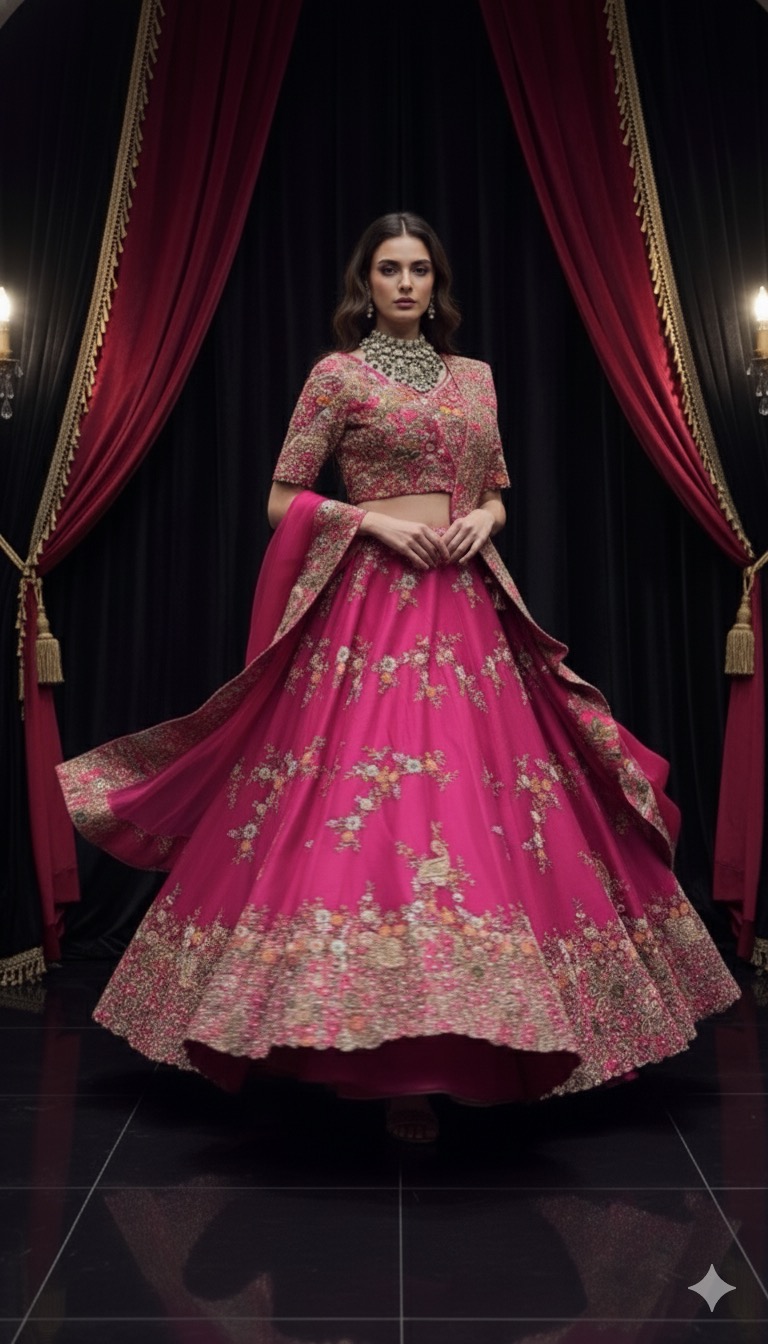 Rani Pink Regal Lehenga