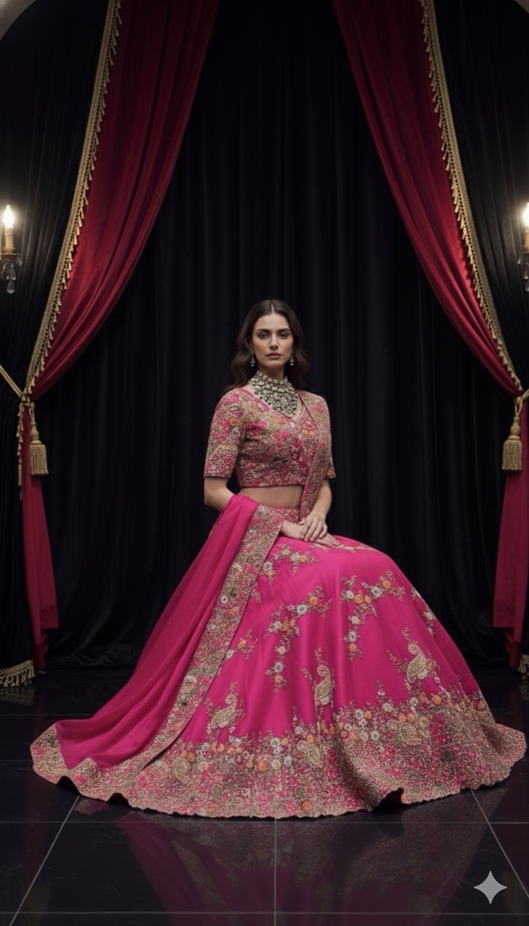 Rani Pink Regal Lehenga