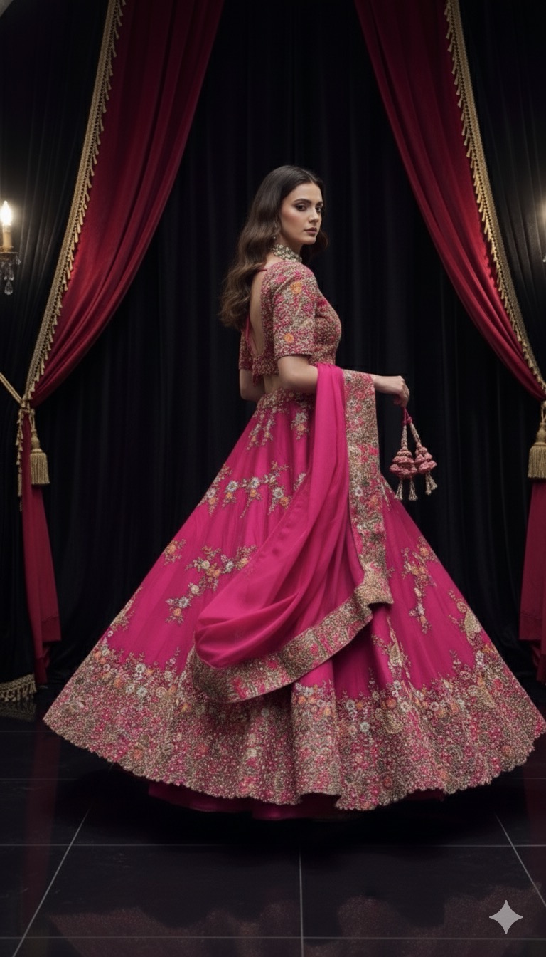 Rani Pink Regal Lehenga