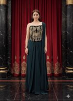 Bottle Green Royal Drape