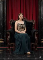 Bottle Green Royal Drape