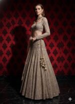 Regal Dusty Gold Couture Lehenga