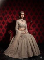 Regal Dusty Gold Couture Lehenga