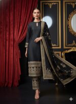 Black Zari Elegance Suit